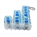 10 Pcs Freely Combined Keyboard Fidget Toy, Fidget Keyboard Clicker Toys with LED Lights Keychain Stress Relief, Sensory Toys for Kids with Autism,ADD,OCD